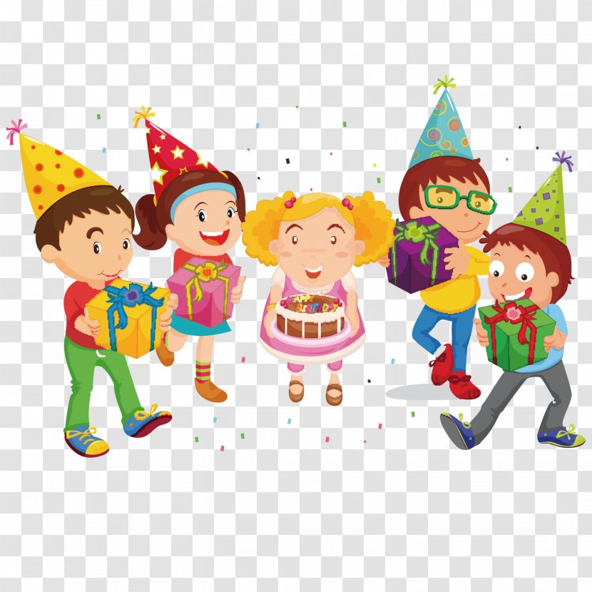 Birthday Cake Happy To You Childrens Party - Poster Transparent PNG
