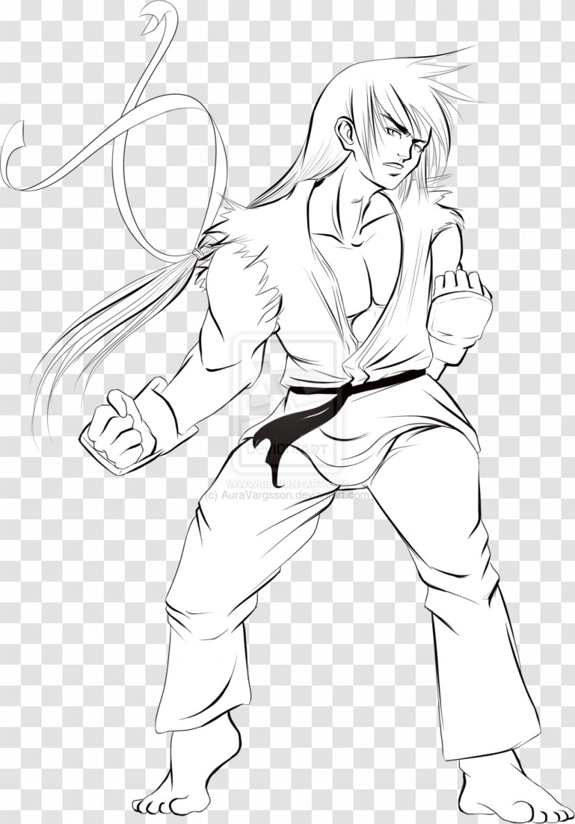 Drawing Line Art Inker White Sketch - Clothing - Ken Master Transparent PNG