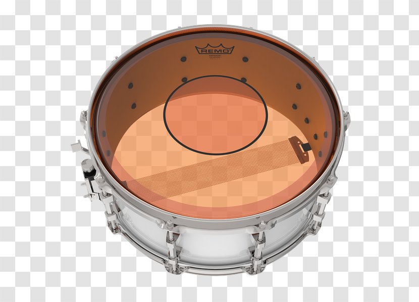 Snare Drums Tom-Toms Drumhead Remo - Frame - Orange Stroke Transparent PNG