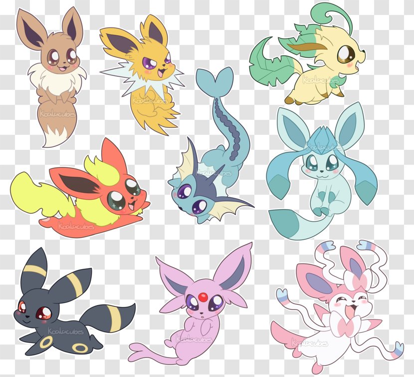 Eevee Rabbit Evolution Clip Art Umbreon - Hare Transparent PNG