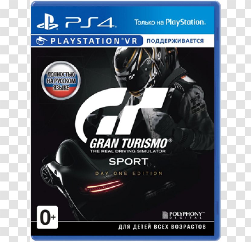 Gran Turismo Sport PlayStation VR 4 Video Games Virtual Reality - Game - Helmet Transparent PNG