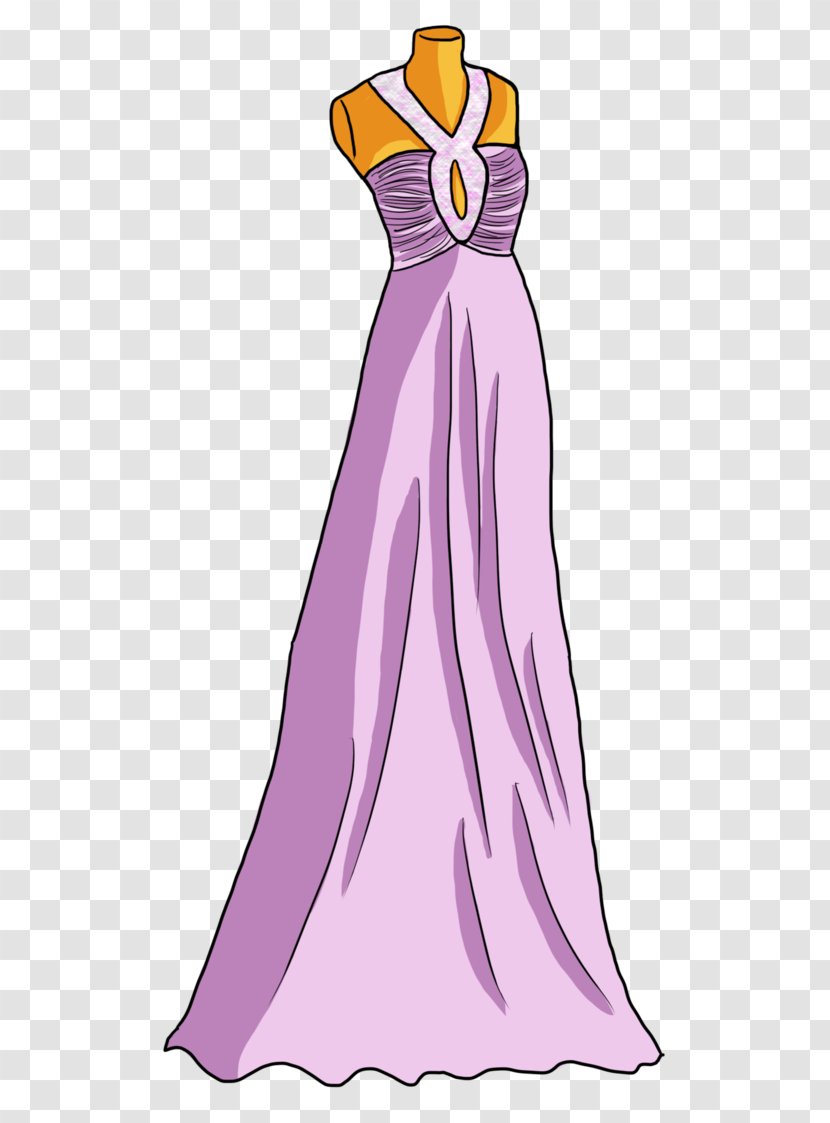 Dress Clothing Ball Gown Prom - Cartoon - Mannequin Transparent PNG