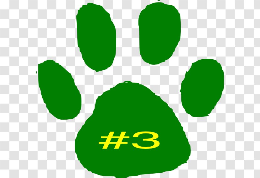 Animal Track Footprint Paw Clip Art - Coyote - Cat's Transparent PNG