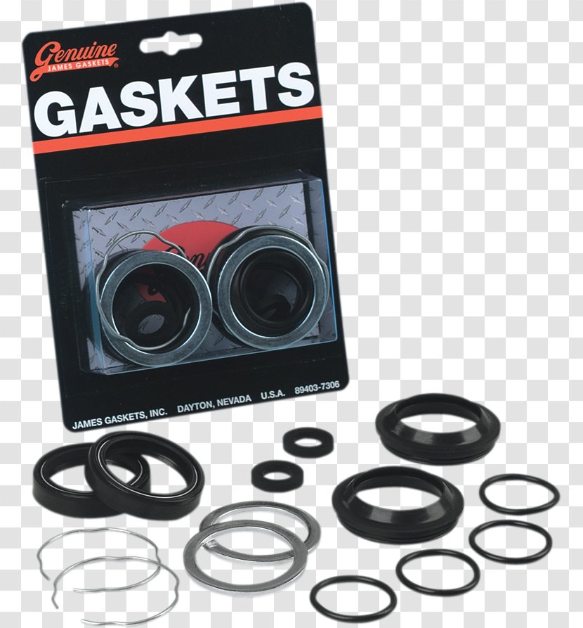 Softail James Gasket Fork Seal Kit JGI-45849-00 Harley-Davidson - Motorcycle Transparent PNG