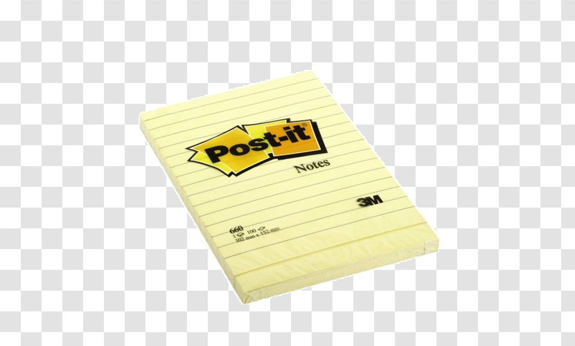 Paper Post-it Note 3M Ring Binder Yellow - Post It Notes Transparent PNG