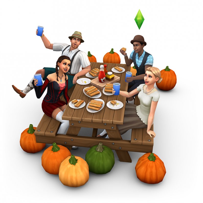 The Sims 4: Cats & Dogs Get To Work 3 Stuff Packs Together - Electronic Arts - Oktoberfest Transparent PNG
