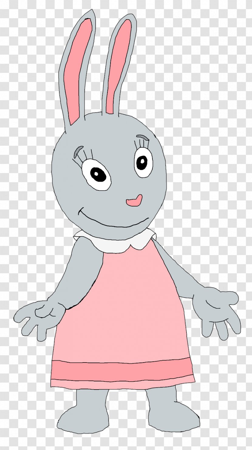 Domestic Rabbit Uniqua Easter Bunny Cartoon - Frame - Backyardigans Transparent PNG
