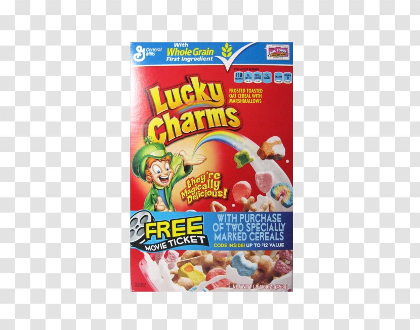 Breakfast Cereal General Mills Lucky Charm Toast Charms Marshmallow - Flavor Transparent PNG
