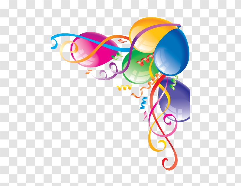 Happy Birthday To You Balloon Party Christmas - Glasses Transparent PNG