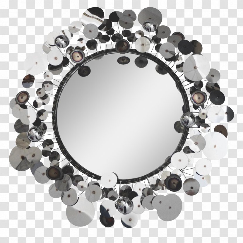 C. Jeré Sculpture Mirror Design Silver - Jewellery Transparent PNG