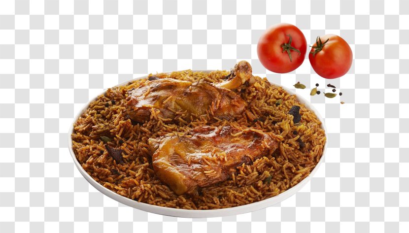 Kabsa Mandi Biryani Jollof Rice Food - Frying - Dish Transparent PNG