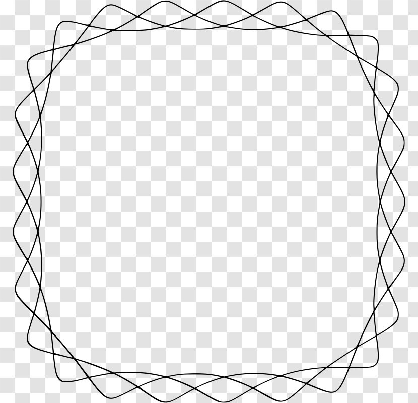 Roulette Circle Spirograph Curve Hypotrochoid - Line Art Transparent PNG