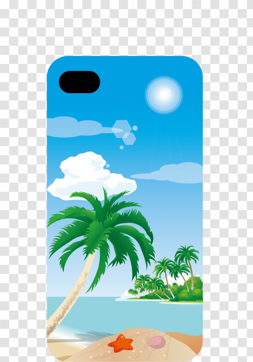 IPhone 7 Telephone Google Images - Search Engine - Coconut Tree Vector Phone Shell Transparent PNG