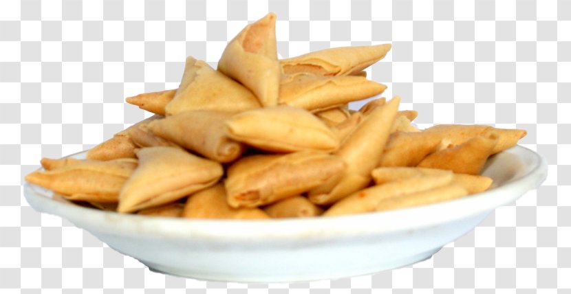 Samosa French Fries Spring Roll Krupuk Vegetarian Cuisine - Junk Food Transparent PNG