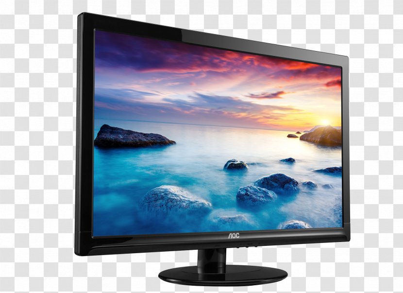 Computer Monitors LED-backlit LCD 1080p High-definition Television 16:9 - Monitor Accessory - Desktop Pc Transparent PNG