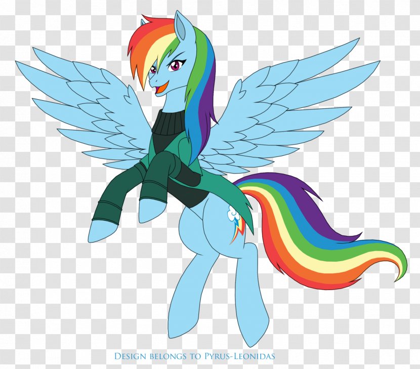 Art Rainbow Dash Rarity Equestria - Vertebrate - Pegasus Transparent PNG