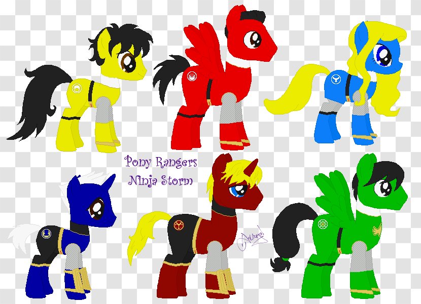 Pony Red Ranger Power Rangers - Art - Season 18 PoniesPower Transparent PNG