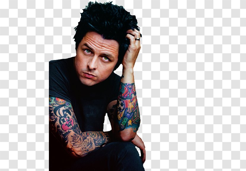 Billie Joe Armstrong Green Day Tattoo Punk Rock Awesome As Fuck - Music Artist Transparent PNG