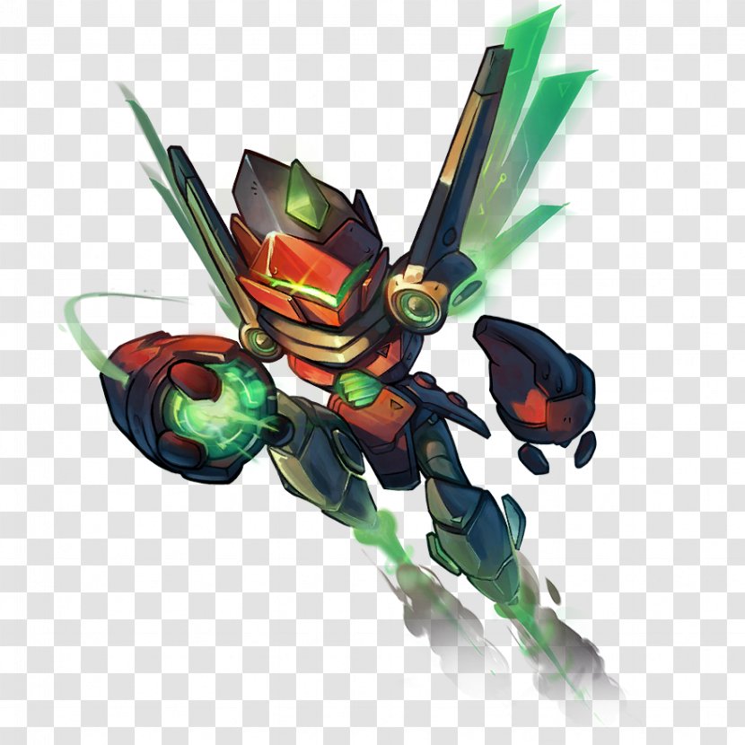 Awesomenauts Steam Seraph Character Steel - Sprite Transparent PNG