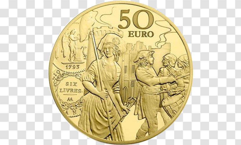 France Proof Coinage 10 Euro Note French Coins Currency - Coin - 50 Transparent PNG