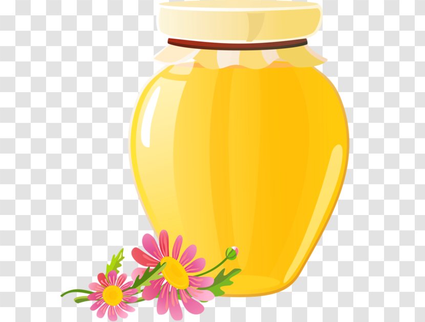 Honey Bee Clip Art Honeypot - Crock Transparent PNG