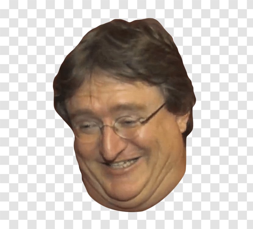 Gabe Newell Half-Life Counter-Strike: Global Offensive Team Fortress 2 - Forehead - People's Pope Transparent PNG