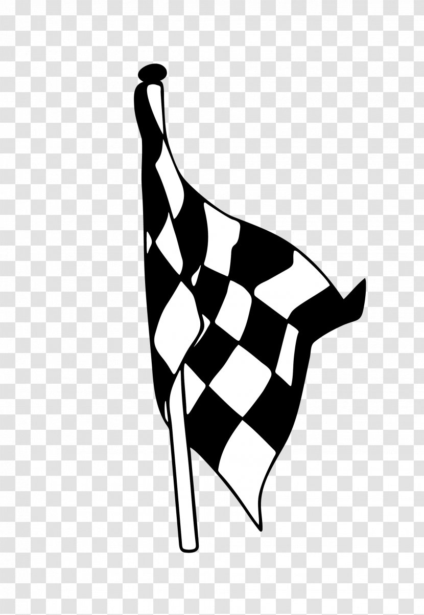 Formula One Racing Flags Flag Of The United States - Monochrome Photography - Vector Black And White Transparent PNG