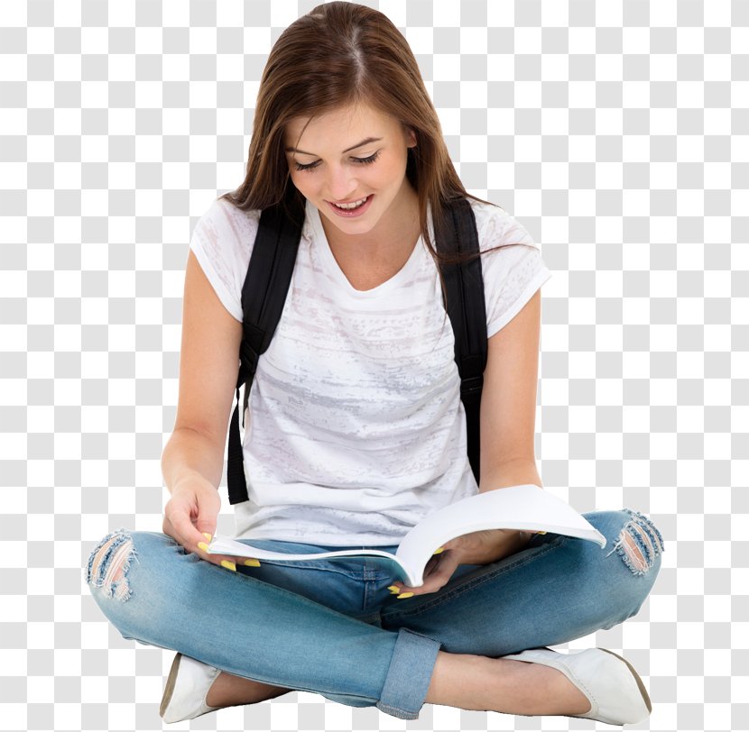 Student Reading Book Education College - Arm - High School Transparent PNG