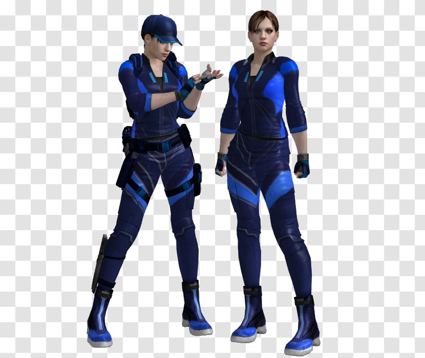 Costume Electric Blue - Action Figure - Jill Valentine Bsaa Transparent PNG