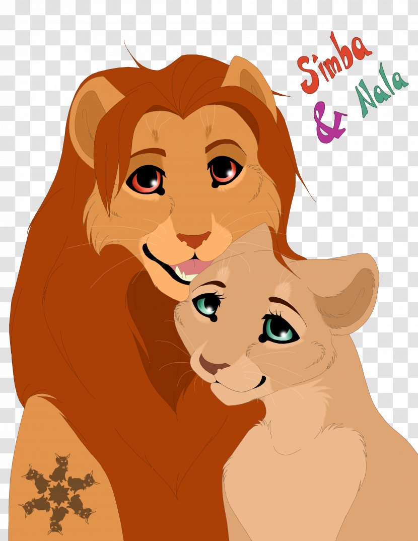 Lion Cat Mammal Whiskers - Face - Simba Transparent PNG