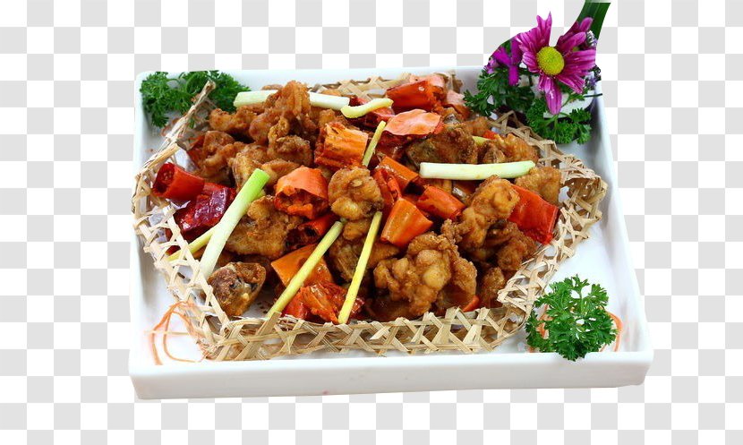 Buffalo Wing Crispy Fried Chicken Vegetarian Cuisine Sichuan - Spicy Pepper Transparent PNG