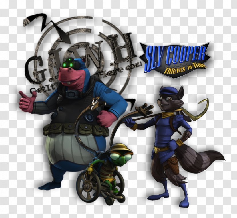 Sly Cooper: Thieves In Time Technology Action & Toy Figures Animated Cartoon - Cooper And The Thievius Raccoonus Transparent PNG