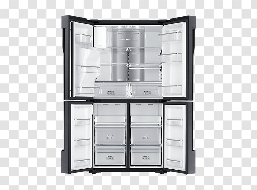 Samsung RF23J9011 Refrigerator Stainless Steel Frigidaire Gallery FGHB2866P - Major Appliance Transparent PNG