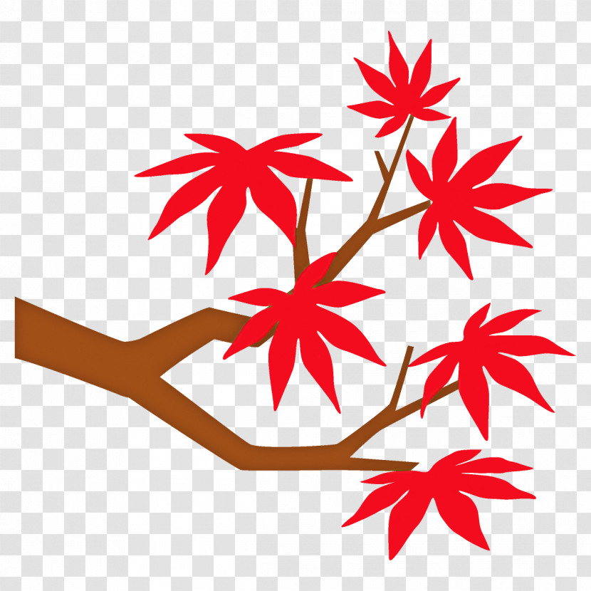 Maple Branch Maple Leaves Autumn Tree Transparent PNG
