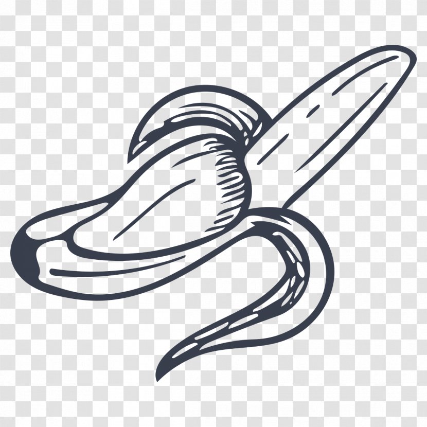 Banana Auglis Clip Art - Technology - Line Transparent PNG