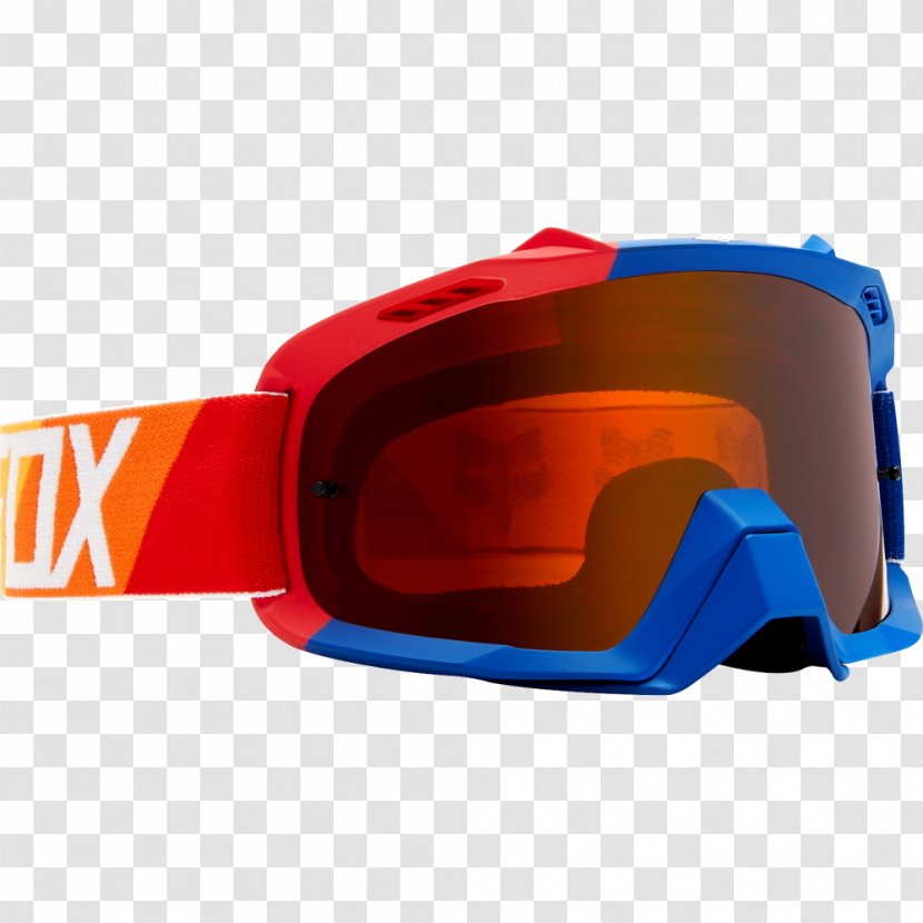 Motocross World Championship Fox Racing Enduro Goggles - Personal Protective Equipment - Feather Transparent PNG