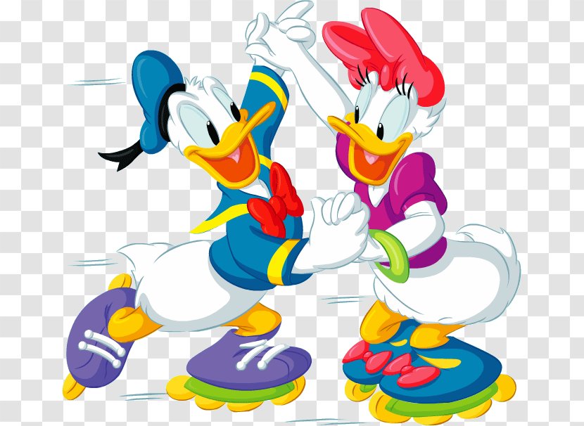 Donald Duck Daisy Mickey Mouse Minnie Clip Art Transparent PNG