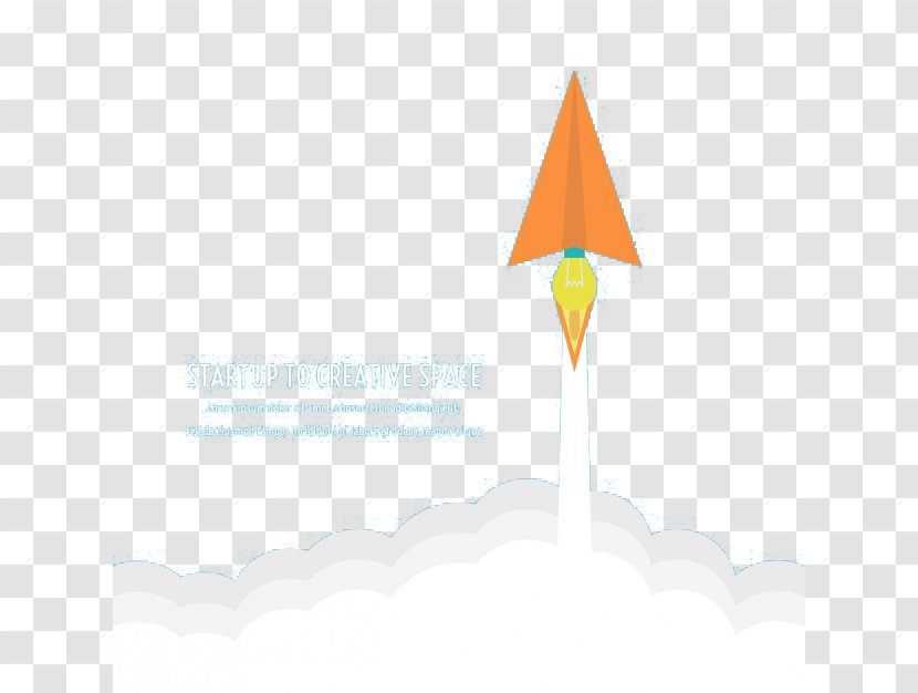 Sky Computer Wallpaper - Triangle - Business Style Rocket Design Transparent PNG