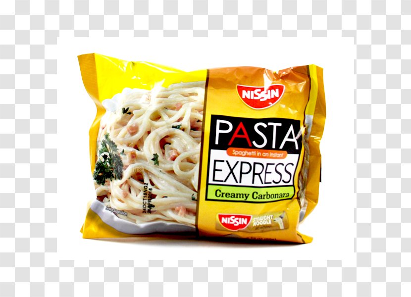 Bucatini Carbonara Chinese Noodles Pasta Pancit - Convenience Food Transparent PNG