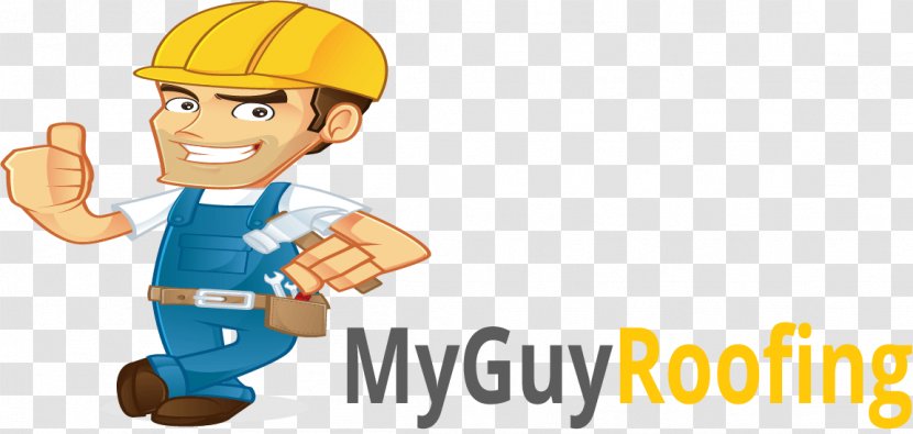 House Cartoon - Roofer - Construction Gutters Transparent PNG