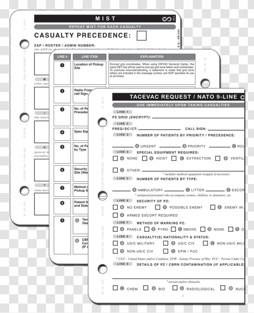 Tactical Combat Casualty Care Mist Document Siege Of Petersburg Medical Evacuation - Frame Transparent PNG