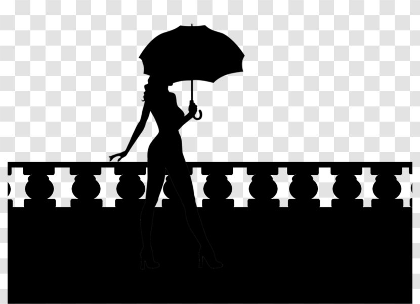 Silhouette Balcony Clip Art - Black And White - Often Go Home To See Transparent PNG