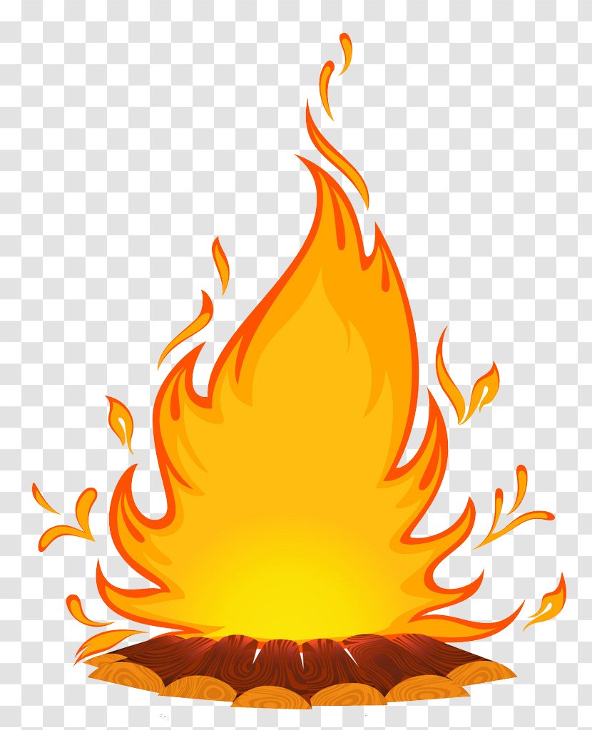Cartoon Fire Royalty-free Clip Art - Free Creative Flame Pull Material Transparent PNG