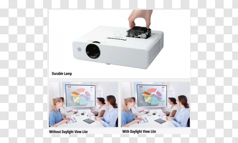 Output Device Multimedia Projectors Panasonic LCD Projector - Technology Transparent PNG