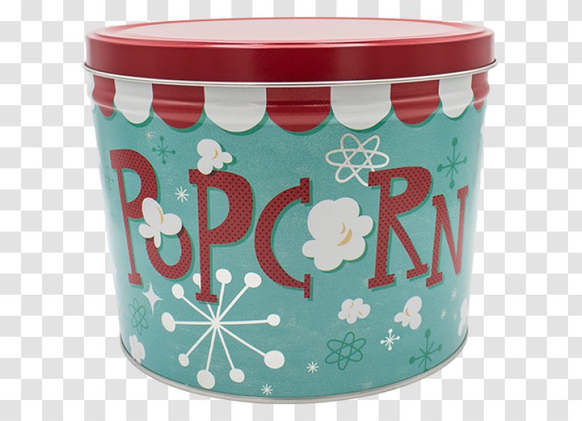 Tin Box Popcorn Can - Decorative Transparent PNG