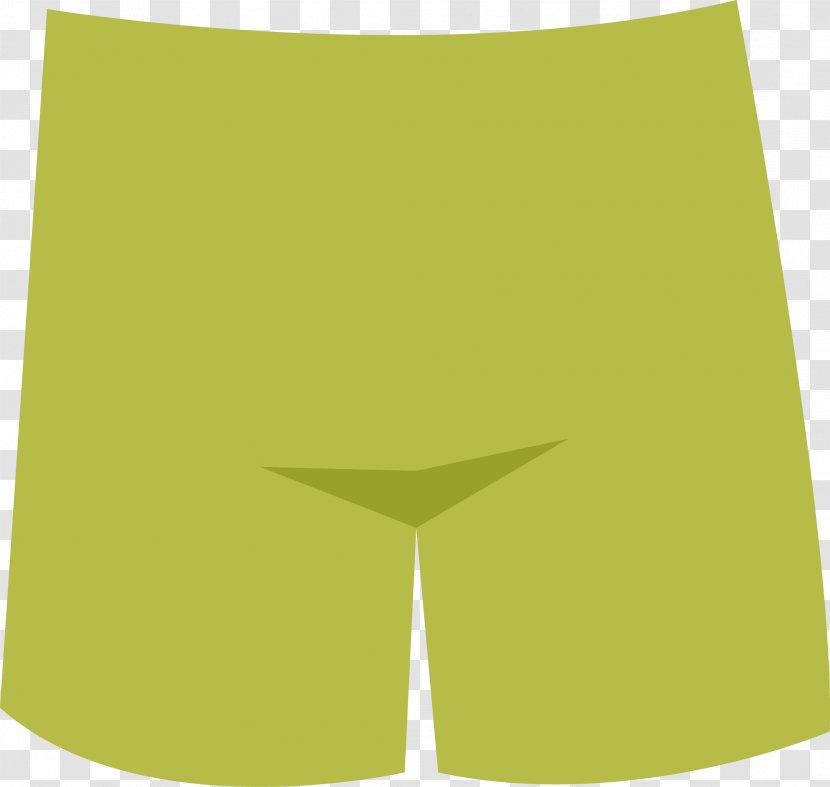 Green Line Underpants Angle - Grass Transparent PNG