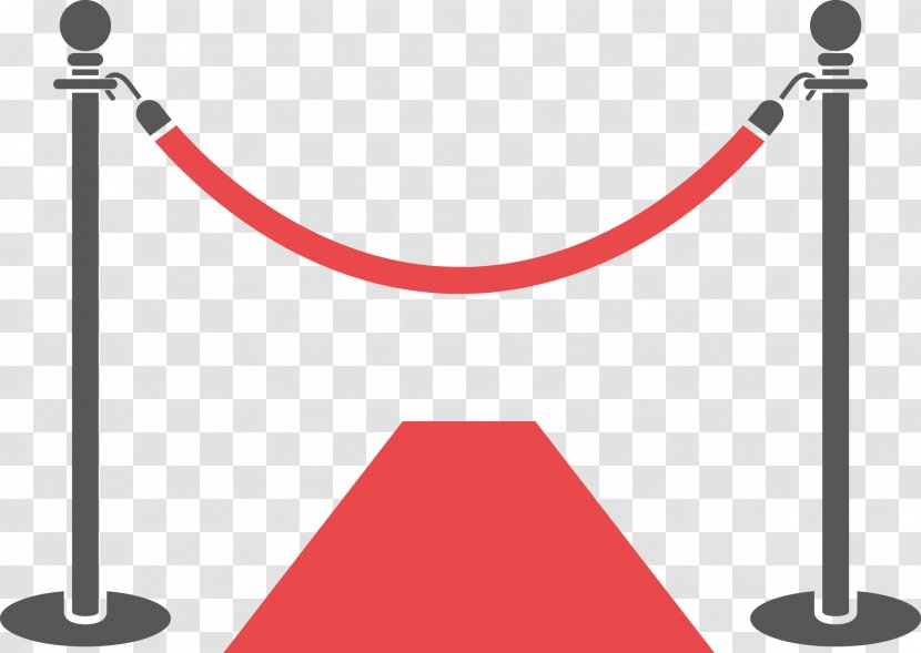 Red Carpet - Area - Side Of The Security Barrier Transparent PNG