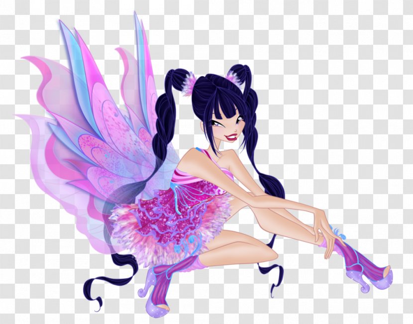 Musa Bloom Roxy Tecna - Sirenix - Winx Transparent PNG