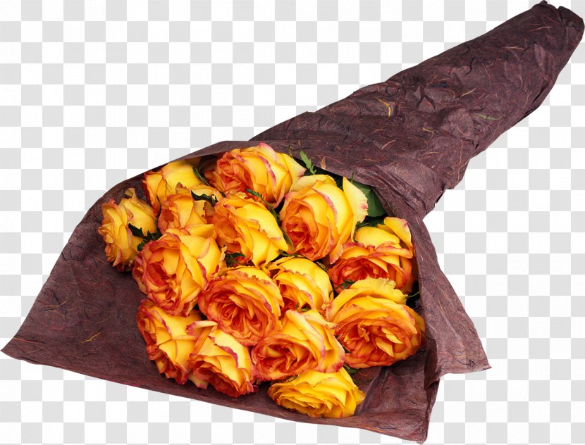 Yellow Flower Bouquet Garden Roses Clip Art - Color - Blessing For Jiuzhai Transparent PNG