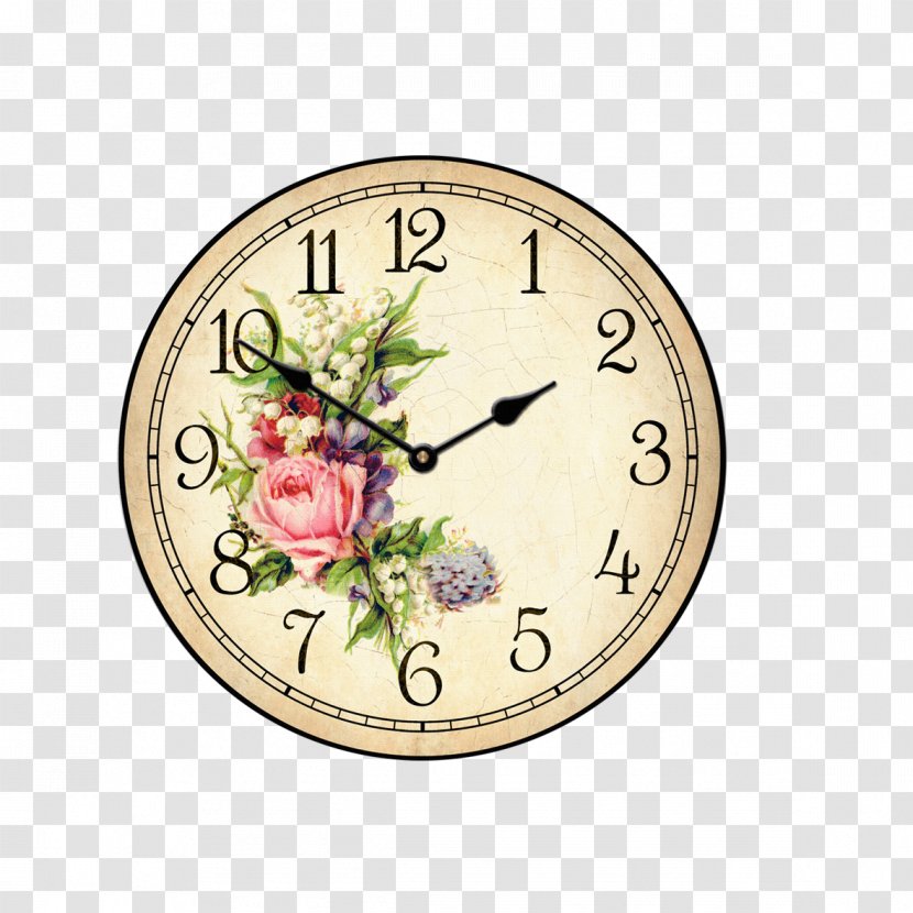 Floral Clock Wall Pendulum Howard Miller Company - Bell Transparent PNG